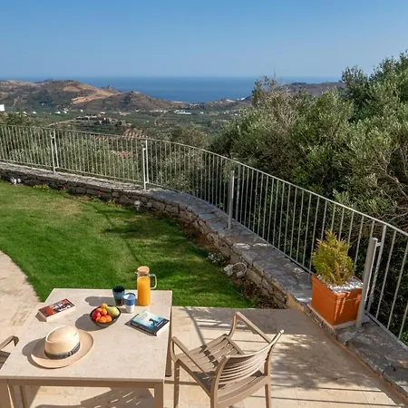 Aloni With 180° Seaview, Private Pool & Bbq, 2km From *