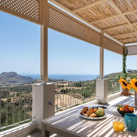 Aloni With 180° Seaview, Private Pool & Bbq, 2km From *