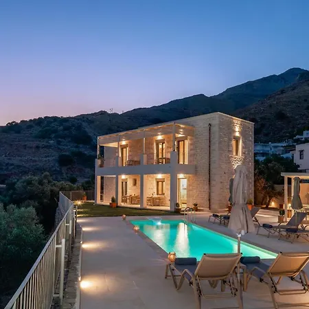 Aloni With 180° Seaview, Private Pool & Bbq, 2km From Villa *